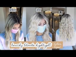 Doing Cali Fullers Hair  ⋒  Bright Blonde Highlights