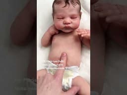 So REAL!! Silicone Reborn Baby Girl Lelou  #reborndoll #siliconebaby #baby #reborns #shorts