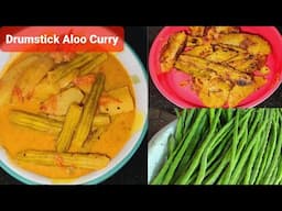 Drumsticks Aur Aloo Mazedar Chatpati Sabzi & Bhaji With Mustard Paste || Odisha Traditional Recipe