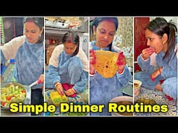 रात को Dinner में बनाया था 🍛 रोटी और भाजी  #dinner #foodblogger #recipevideo