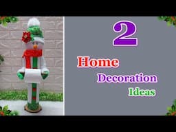 2 Winter Home decoration ideas Step by Step | Best Out Of Waste winter craft idea