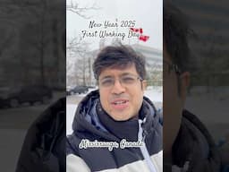 First working Day in Canada | New year 2025