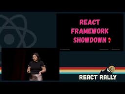 Let's Fight: React Framework Showdown 🥊 - Ankita Kulkarni