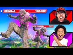 I Played With *MINI GODZILLA*