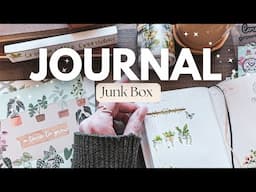 Creative Journaling In Your Planner ✨ Journal Junk Box Haul & Plan With Me for January 2025 🌱