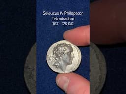 Seleucus IV Philopator Silver Tetradrachm - Obscure History #shorts