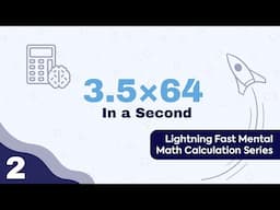 Mental Math Multiplication Tricks #2 : Doubling & Halving Method