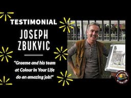 Testimonial with Joseph Zbukvic | Colour In Your Life