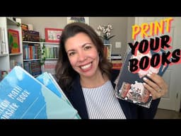 How to print + self publish a book in 2024