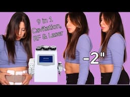 HONEST REVIEW* Body Contouring At home 9 In 1 Cavitation Machine | Surebeauty