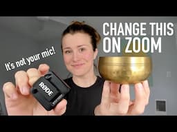 Fix audio cutting out on Zoom when chanting or using singing bowls