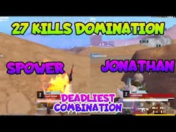 Entity 27 Kills Domination in SkyEsports Scrims, Jonathan n Spower Deadliest Duo, BGMI Highlights