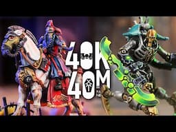 New Guard vs Necrons.  The Siege Regiment vs Watson! Warhammer 40k in 40m