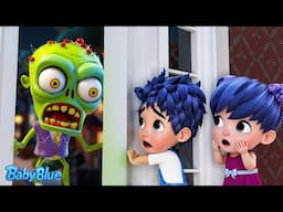 A Zombie Is Coming! | Kids Songs & Nursery Rhymes | Cartoons | Baby Blue