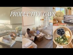 PRODUCTIVE DAYS 2025 💫 studying, healthy morning habits, & nourishing recipes!