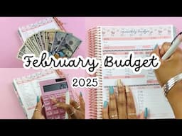 Monthly Reset | FEBRUARY 2025 COMPLETE BUDGET SETUP | How to Budget for Beginners | PERSONAL FINANCE