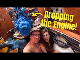 Rebuilding Our Perkins 4.108: the Engine Drop | Sailing Avocet