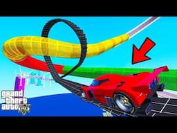 FRANKLIN TRIED BLACK LOOP WALLRIDE PARKOUR RAMP CHALLENGE GTA 5 | SHINCHAN and CHOP