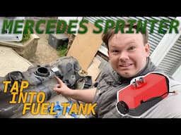 FUEL FEED FROM MAIN DIESEL TANK - Sprinter Van Conversion