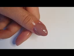 How to do your nails at home tutorial- fall season simple nail color