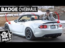 Here's how to replace or upgrade your badges! Custom ghost badge, turbo emblems, Mazda logos