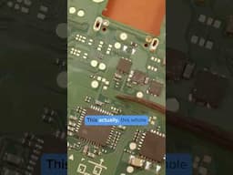 Ever seen popcorning on a PCB before? #tronicsfix  #diy  #nintendo  #nintendoswitch