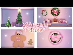 🎄🩰♡ CHRISTMAS Simple Decor ♡☃️❄️ ▪︎adopt me building hacks▪︎ || Official Pineapples