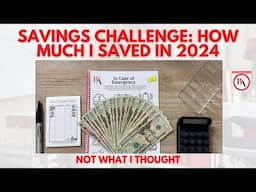 COUNTING MY SAVINGS CHALLENGES FOR 2024