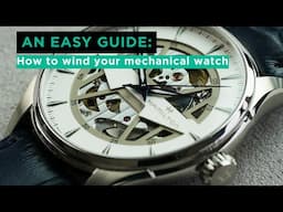 How to wind a mechanical watch ft Hamilton