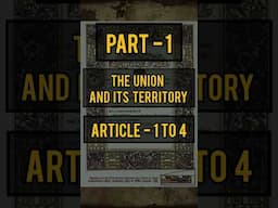 Constitution Part 1 Article 1 #youtubeshorts #shortvideo