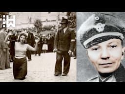 Execution of Nazi officer who burned children alive & forced those who survived to thank him