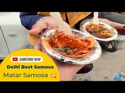 Delhi Best Somosa | Matar Samosa | Santusti Bhojnalaya | Ansari Road Daryaganj