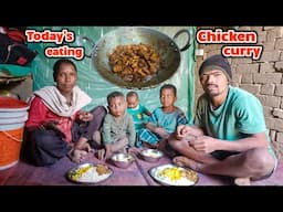 Chicken curry with rice eating tasty chicken curry eating | jh eating show