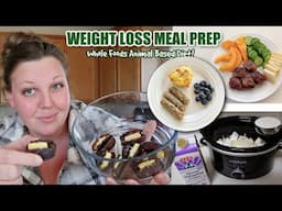 Healthy Meal Prep for Weight Loss! Low Carb Crockpot Meal | Whole Foods Animal Based Diet