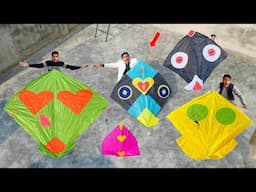 Nasir Catch Village Boy Kite With Double Tape  | Kite Catch Lover 2025