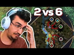 2 Conquerors vs 6 Twitch Gamers in AOE4! (Beasty & Corvinus)