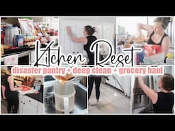 ✨ EXTREME KITCHEN RESET + PANTRY ORGANIZATION + GROCERY HAUL // Sunday Reset