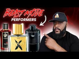 10 OF THE BEST BEASTMODE PERFORMING FRAGRANCES IN MY COLLECTION 2025| MEN'S FRAGRANCE REVIEWS