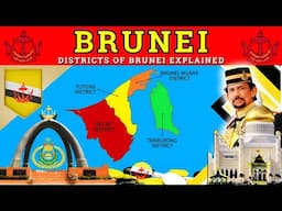 Brunei Geography Explained 🇧🇳 | Districts of Brunei | #brunei