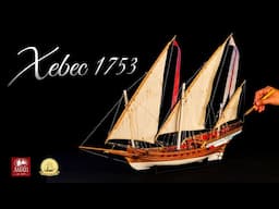 The BEST Pirate Ship Model Kit I Built Up-to-Date, Amati Xebec 1753 1:60 Scale