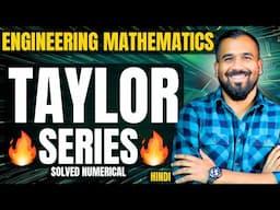 Taylor Series Explained with Solved Numerical in Hindi | Engineering Mathematics Series