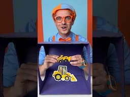 How to Guess the MYSTERY VEHICLE?! Blippi's 5 Senses Challenge! #blippi #shorts