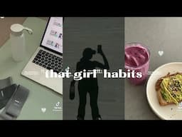 "that girl" habits tiktok compliation | All Right