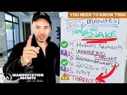 Manifesting in 2025 is different.. 5 Things You NEED to Know to Manifest in the Year of the SNAKE!