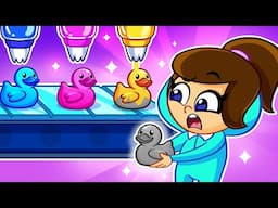 Annie and Ben 🌟 Learn Colors in Toy Factory🌈 Fun Learning Kids Video & Songs by