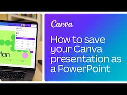 How to save your Canva Presentation as a PowerPoint