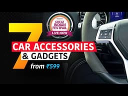 7 Must Have Car Accessories 🔥 Best Selling Car Accessories on Amazon India // Car Gadgets 2024