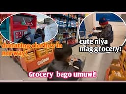 Pina grocery namin si mader bago kami umuwi +Packing