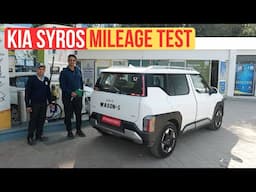 Kia Syros Mileage Test & Review - ये है Wagon-S