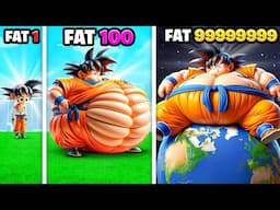 Skinny To FATTEST GOKU In GTA 5!